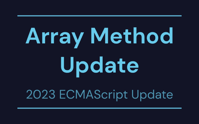 Array Method Update-180