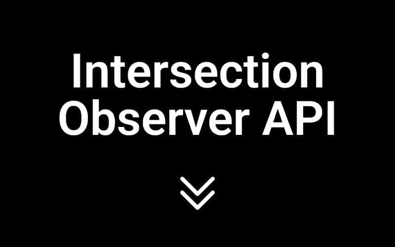 Intersection Observer API-117