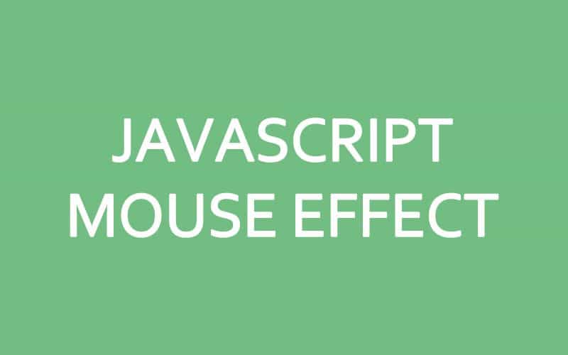 Javascript Mouseover Effect-163