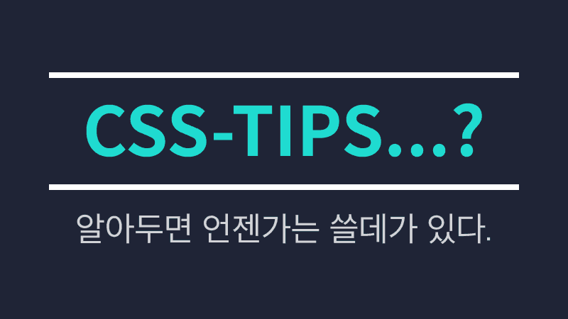 알아두면 언젠가는 쓸데있는 CSS-93